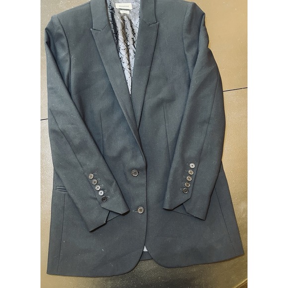 Maison Zadig And Voltaire Navy Blue Blazer With Viva Skull Size 38 US 8, 10 - Picture 3 of 11